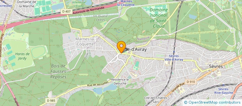 localisation de l'entreprise LE COMPOSITEUR DANS LA VILLE à VILLE-D'AVRAY