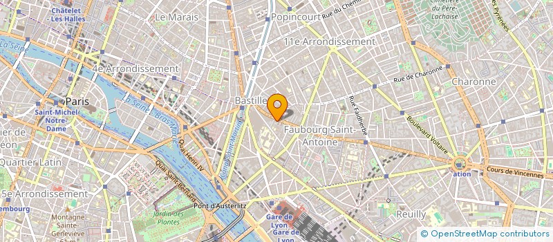 localisation de l'entreprise LE COMPTOIR à PARIS 12