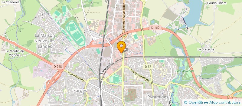 localisation de l'entreprise LE COMPTOIR à LA ROCHE-SUR-YON