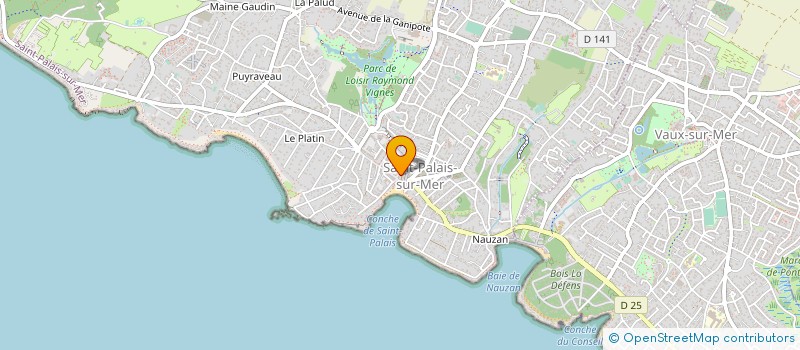 localisation de l'entreprise LE COMPTOIR  SAINT-PALAIS-SUR-MER