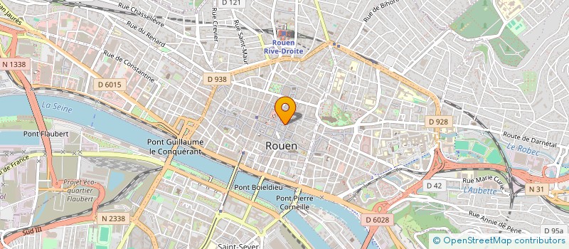 localisation de l'entreprise LE COMPTOIR à ROUEN