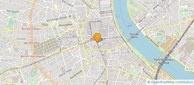localisation de l'entreprise LE COMPTOIR à BORDEAUX