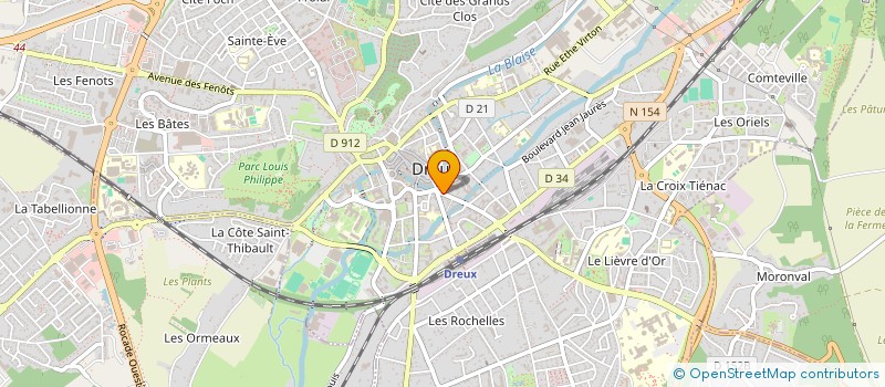 localisation de l'entreprise LE COMPTOIR à DREUX