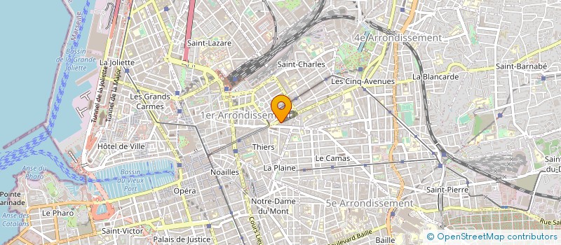 localisation de l'entreprise LE COMPTOIR à MARSEILLE