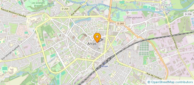 localisation de l'entreprise LE COMPTOIR à ARRAS