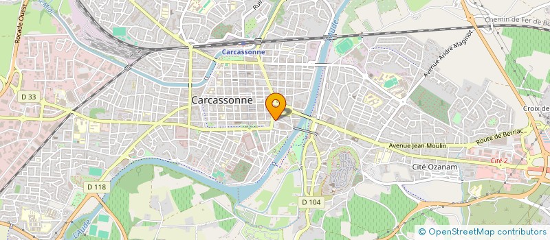 localisation de l'entreprise LE COMPTOIR à CARCASSONNE