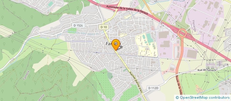 localisation de l'entreprise LE COMPTOIR  FAMECK