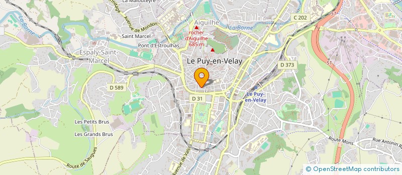 localisation de l'entreprise LE COMPTOIR  LE PUY-EN-VELAY