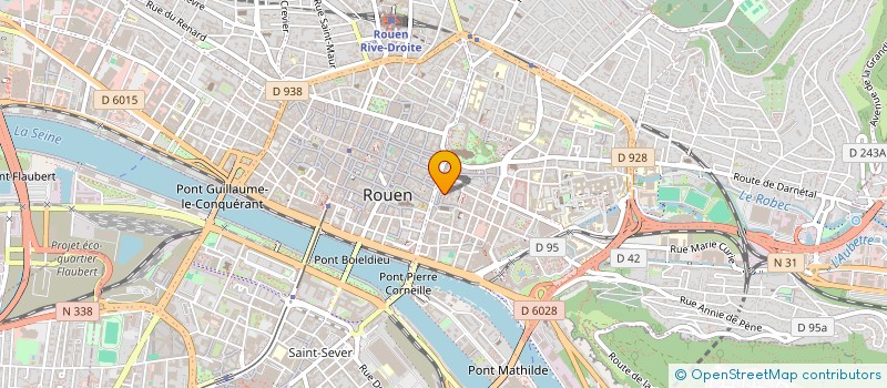 localisation de l'entreprise LE COMPTOIR à ROUEN