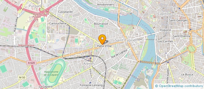 localisation de l'entreprise LE COMPTOIR A PIZZAS  TOULOUSE
