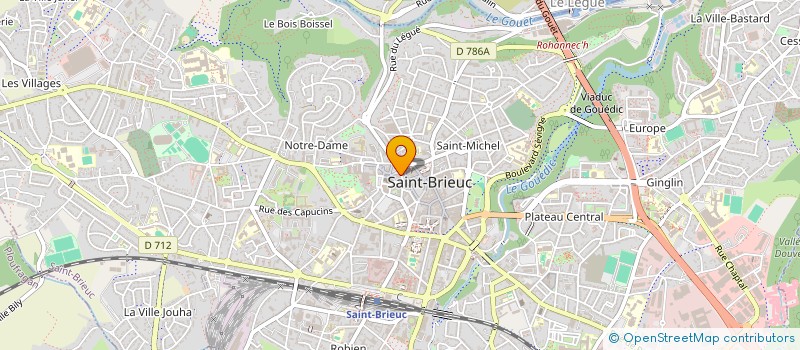 localisation de l'entreprise LE COMPTOIR AFGHAN  SAINT-BRIEUC