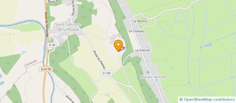 localisation de l'entreprise LE COMPTOIR ARTISANAL  SAINT-SAMSON-DE-LA-ROQUE