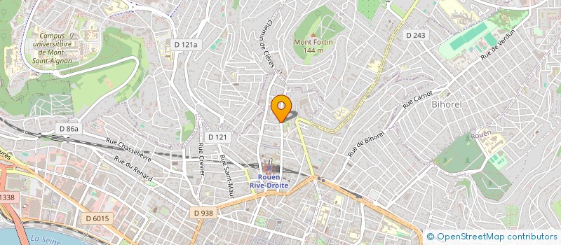 localisation de l'entreprise LE COMPTOIR AUDITIF RECORDS à ROUEN