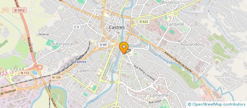 localisation de l'entreprise LE COMPTOIR AUX HISTOIRES à CASTRES