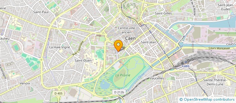 localisation de l'entreprise LE COMPTOIR BIO à CAEN