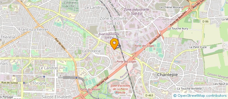 localisation de l'entreprise LE COMPTOIR BRASSERIE à RENNES