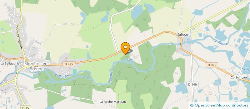 localisation de l'entreprise LE COMPTOIR BRENNOU à MEZIERES-EN-BRENNE