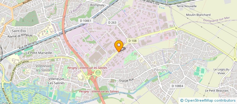 localisation de l'entreprise LE COMPTOIR BRITANNIQUE  PERIGNY