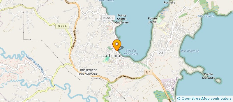 localisation de l'entreprise LE COMPTOIR D'AIMEE  LA TRINITE