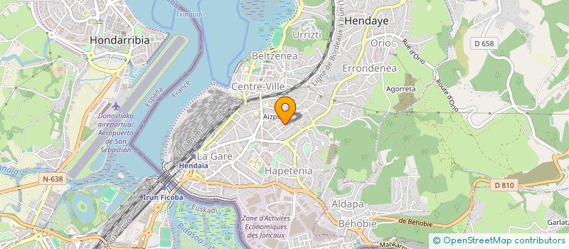 localisation de l'entreprise LE COMPTOIR D'ANNA à HENDAYE