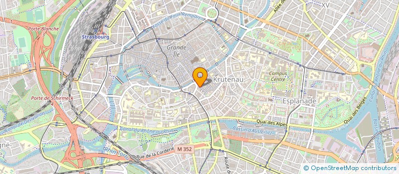 localisation de l'entreprise LE COMPTOIR D'AUSTERLITZ à STRASBOURG
