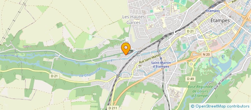 localisation de l'entreprise LE COMPTOIR D'IRIS à ETAMPES