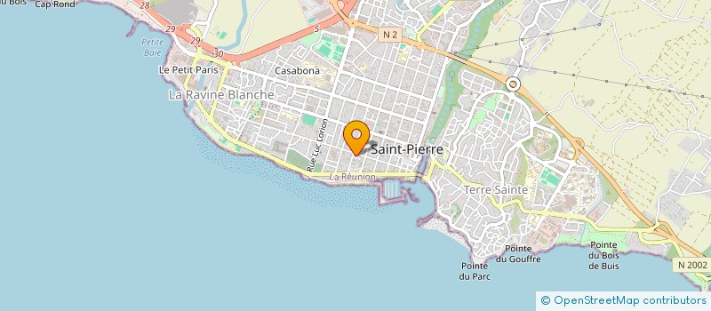 localisation de l'entreprise LE COMPTOIR D'OR à SAINT-PIERRE