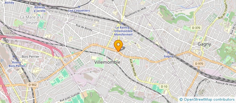 localisation de l'entreprise LE COMPTOIR DE BB  VILLEMOMBLE