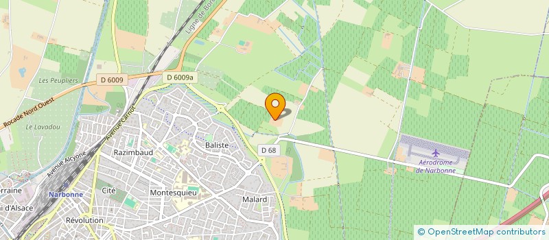 localisation de l'entreprise LE COMPTOIR DE BEAUPRE  NARBONNE