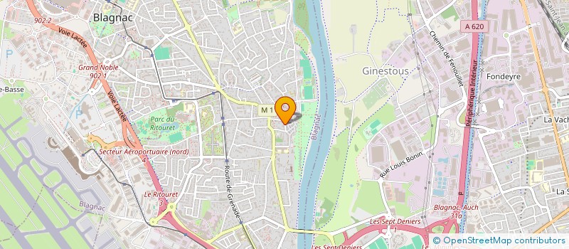 localisation de l'entreprise LE COMPTOIR DE BLAGNAC  BLAGNAC