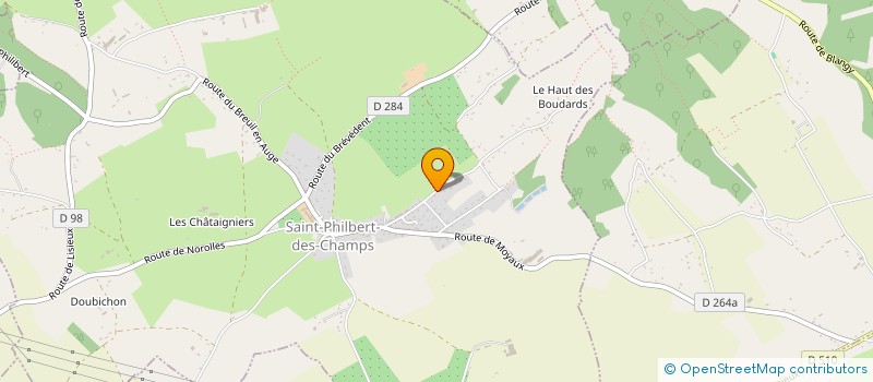 localisation de l'entreprise LE COMPTOIR DE BRISEIS  BEUZEVILLE