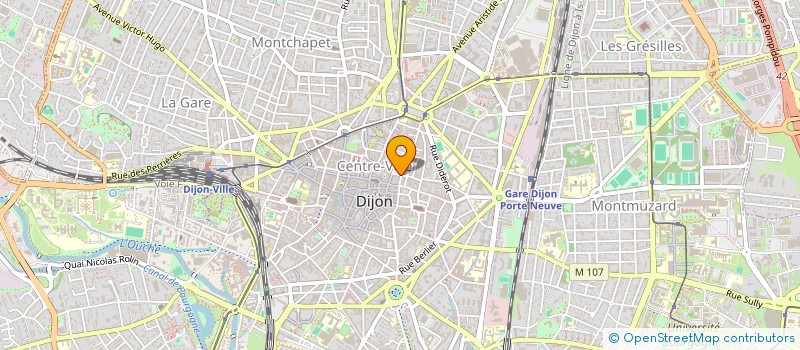 localisation de l'entreprise LE COMPTOIR DE COTE D'OR  DIJON