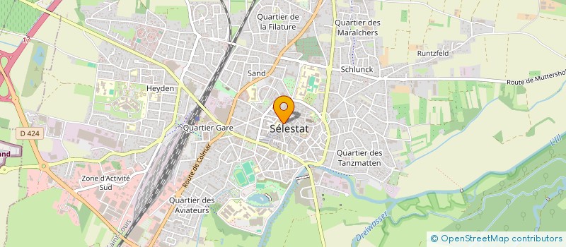 localisation de l'entreprise LE COMPTOIR DE FELICE à SELESTAT