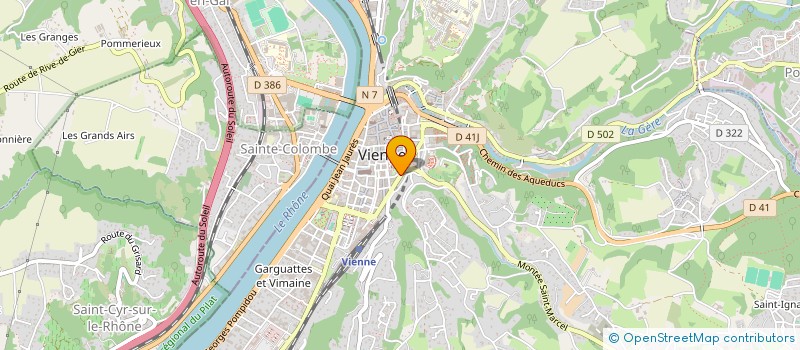 localisation de l'entreprise LE COMPTOIR DE FREDO à VIENNE