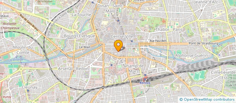 localisation de l'entreprise LE COMPTOIR DE HORTENSE  RENNES