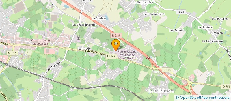 localisation de l'entreprise LE COMPTOIR DE L'AGENCEUR  HAUTE-GOULAINE