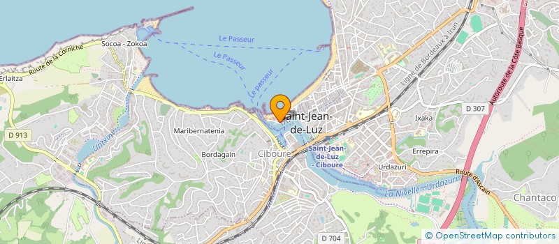 localisation de l'entreprise LE COMPTOIR DE L'ESPADRILLE à SAINT-JEAN-DE-LUZ