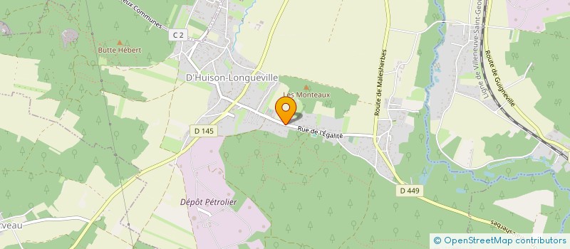 localisation de l'entreprise LE COMPTOIR DE L'ESSONNE à D'HUISON-LONGUEVILLE