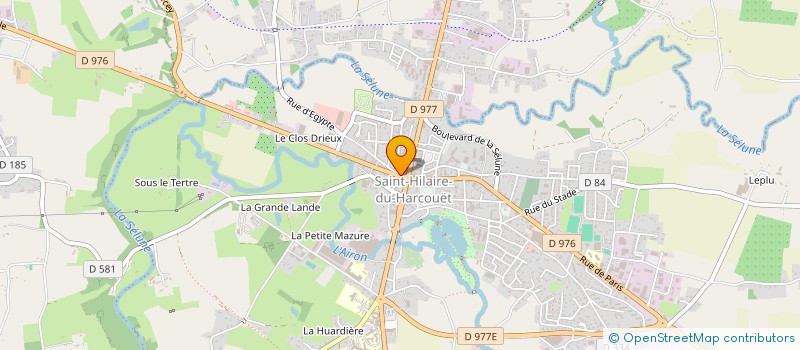 localisation de l'entreprise LE COMPTOIR DE LA BEAUTE à SAINT-HILAIRE-DU-HARCOUET