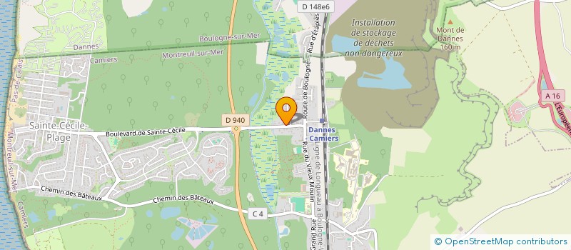 localisation de l'entreprise LE COMPTOIR DE LA MER  CAMIERS