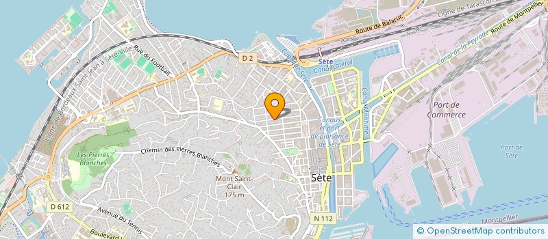 localisation de l'entreprise LE COMPTOIR DE LA MER à SETE