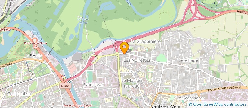 localisation de l'entreprise LE COMPTOIR DE LA REUNION  VAULX-EN-VELIN