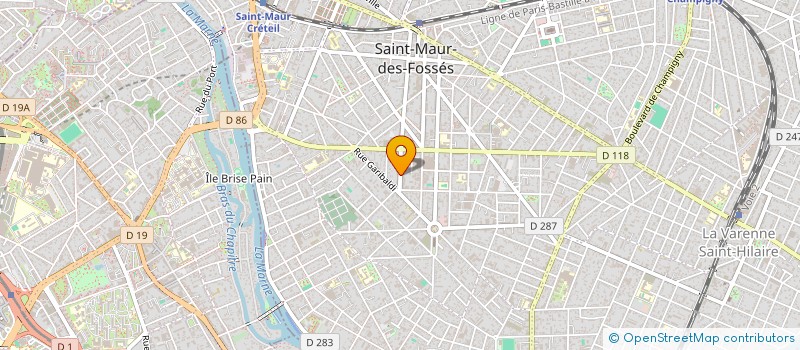localisation de l'entreprise LE COMPTOIR DE LA ROSE à SAINT-MAUR-DES-FOSSES