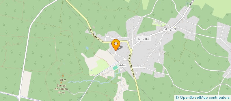 localisation de l'entreprise LE COMPTOIR DE MARCEL  GRAYAN-ET-L'HOPITAL