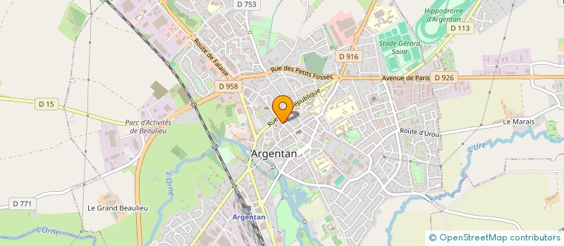 localisation de l'entreprise LE COMPTOIR DE MARIA à ARGENTAN