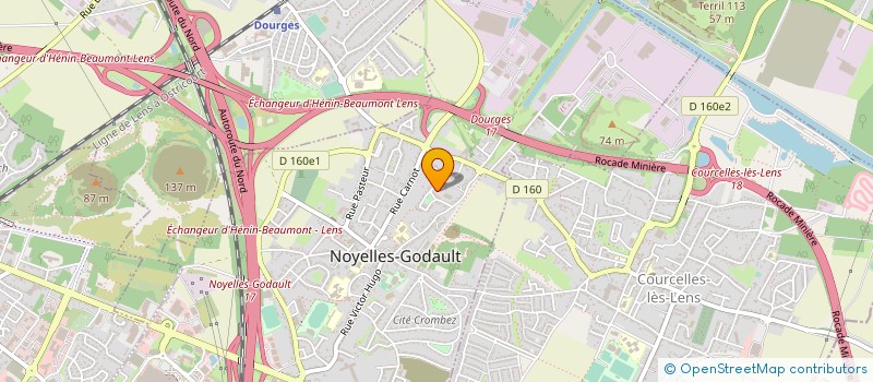 localisation de l'entreprise LE COMPTOIR DE NOYELLES-GODAULT à NOYELLES-GODAULT