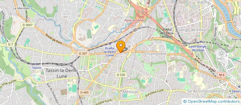 localisation de l'entreprise LE COMPTOIR DE PROVENCE ET D'AILLEURS  TASSIN-LA-DEMI-LUNE