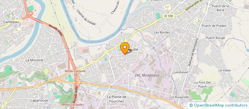 localisation de l'entreprise LE COMPTOIR DE STEPH & CO à ALBI