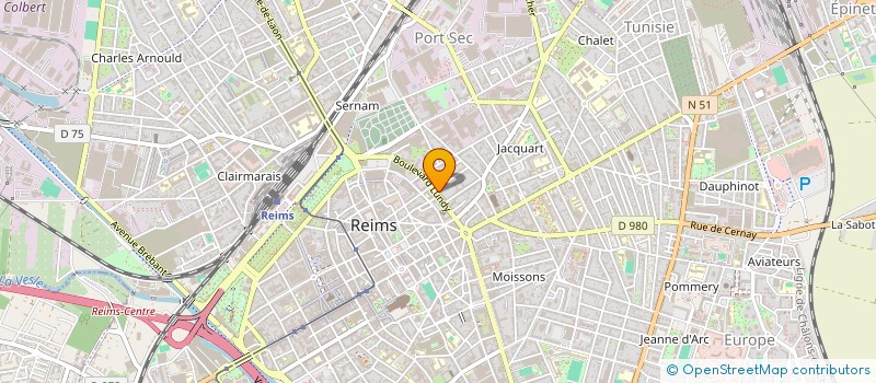 localisation de l'entreprise LE COMPTOIR DE TIMOR à REIMS