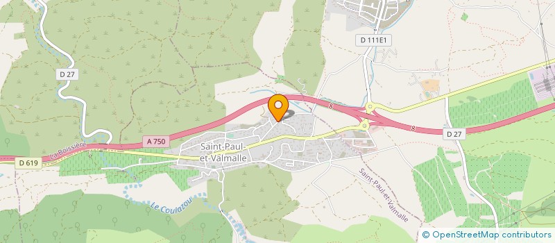 localisation de l'entreprise LE COMPTOIR DE YURI  SAINT-PAUL-ET-VALMALLE